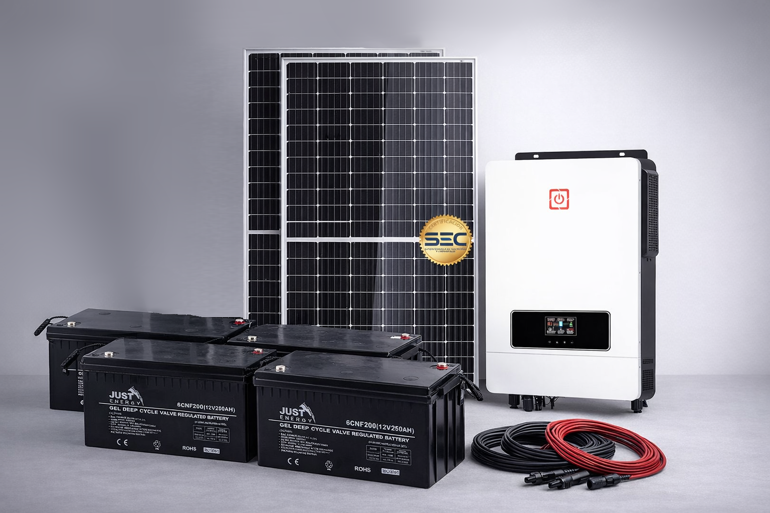 Kit Solar 7000W Off Grid Híbrido (Ampliable) - Image 1